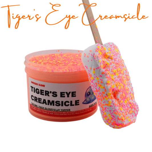 Tiger's Eye Creamsicle Slime