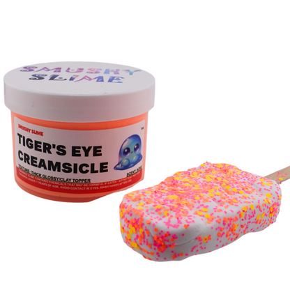 Tiger's Eye Creamsicle Slime